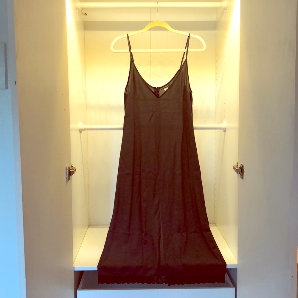 Laundry dark navy/black slip dress